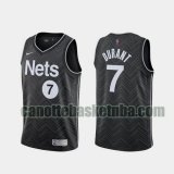 canotta Uomo basket Brooklyn Nets Nero Kevin Durant 7 2020-21 Earned Edition