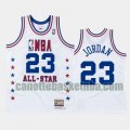 canotta Uomo basket Chicago Bulls Bianco Michael Jordan 23 All Star 1988