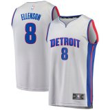 canotta Uomo basket Detroit Pistons Grigio Henry Ellenson 8 Dichiarazione Edition