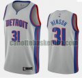 canotta Uomo basket Detroit Pistons Grigio John Henson 31 2020-21 Statement Edition Swingman