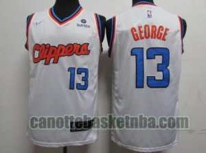 canotta Uomo basket Los Angeles Clippers Bianco Paul George 13