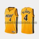 canotta Uomo basket Miami Heat Giallo Victor Oladipo Heat 4 2020-21 Earned Edition