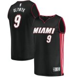 canotta Uomo basket Miami Heat Nero Kelly Olynyk 9 Icon Edition