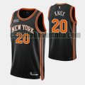 canotta Uomo basket New York Knicks Nero kevin knox 20 2022 City Edition 75th Anniversary Edition