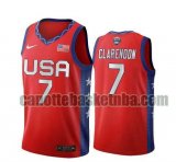 canotta Uomo basket USA 2020 Rosso Layshia Clarendon 7 USA Olimpicos 2020