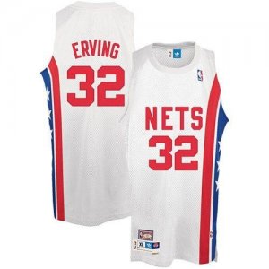canotta nba Julius Erving 32 Retro Brooklyn Nets bianco