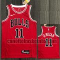 canotta poco prezzo Uomo basket Chicago Bulls rosso DEROZAN 11 21-22 75° anniversario