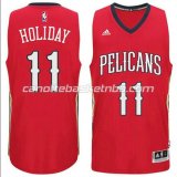 maglia jrue holiday #11 new orleans pelicans 2014-2015 rosso