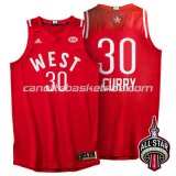 maglia basket stephen curry #30 nba all star 2016 rosso