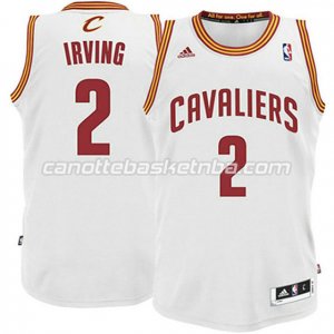 canotte basket bambini cleveland cavaliers kyrie irving #2 bianca