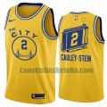 Maglia Uomo basket Golden State Warriors Giallo Cauley Stein 2 Dichiarazione stagione 2020-21