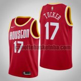 Maglia Uomo basket Houston Rockets Rosso P.J. Tucker 17 Dichiarazione stagione 2020-21