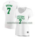 canotta Donna basket Boston Celtics Bianco Jaylen Brown 7 association edition
