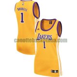 canotta Donna basket Los Angeles Lakers Giallo D'Angelo Russell 1 Réplica