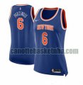 canotta Donna basket New York Knicks Blu Kristaps Porzingis 6 Nike icon edition