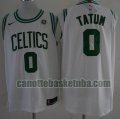 canotta Uomo basket Boston Celtics Bianco Jayson Tatum 0 Pallacanestro