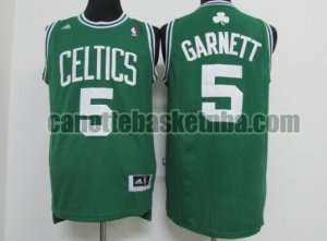 canotta Uomo basket Boston Celtics Verde Kevin Garnett 5 Ritorno al passato