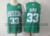 canotta Uomo basket Boston Celtics Verde Larry Bird 33 Giocatore