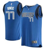 canotta Uomo basket Dallas Mavericks Blu Luka Doncic 77 Icon Edition