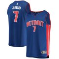 canotta Uomo basket Detroit Pistons Blu Stanley Johnson 7 Icon Edition