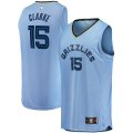 canotta Uomo basket Memphis Grizzlies Blu Brandon Clarke 15 Dichiarazione Edition