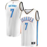 canotta Uomo basket Oklahoma City Thunder Bianco Carmelo Anthony 7 Association Edition