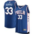 canotta Uomo basket Philadelphia 76ers Blu Tobias Harris 33 Icon Edition