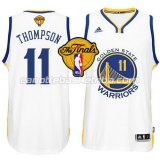maglia klay thompson #11 golden state warriors finale 2015 bianca