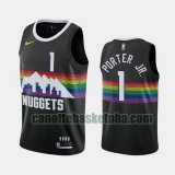 Maglia Uomo basket Denver Nuggets Nero Michael Orter Jr. 1 Dichiarazione stagione 2020-21