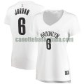 canotta Donna basket Brooklyn Nets Bianco DeAndre Jordan 6 association edition