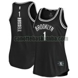 canotta Donna basket Brooklyn Nets Nero D'Angelo Russell 1 icon edition