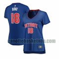 canotta Donna basket Detroit Pistons Blu Jordan Bone 18 icon edition