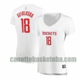 canotta Donna basket Houston Rockets Bianco Thabo Sefolosha 18 association edition