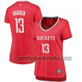 canotta Donna basket Houston Rockets Rosso James Harden 13 icónico