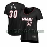 canotta Donna basket Miami Heat Nero Chris Silva 30 icon edition