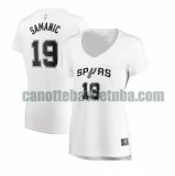 canotta Donna basket San Antonio Spurs Bianco Luka Samanic 19 association edition
