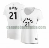 canotta Donna basket Toronto Raptors Bianco Matt Thomas 21 association edition