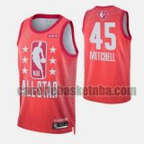 canotta Uomo basket All Star Rosso Mitchell 45 2022