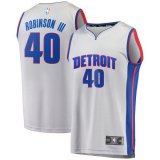 canotta Uomo basket Detroit Pistons Grigio Glenn Robinson III 40 Dichiarazione Edition