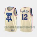 canotta Uomo basket Philadelphia 76ers Bianco lechoso Tobias Harris 12 2020-21 Earned Edition