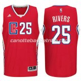 maglia austin rivers #25 los angeles clippers 2015-2016 rosso