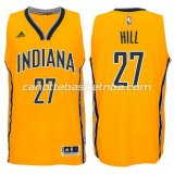 canotta jordan hill #27 indiana pacers 2014-2015 giallo