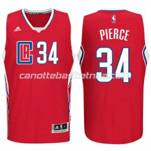 maglia paul pierce #34 los angeles clippers 2015-2016 rosso