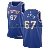 Maglia Uomo basket New York Knicks Blu Taj Gibson 67 Dichiarazione stagione 2020-21