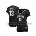 canotta Donna basket Brooklyn Nets Nero Dzanan Musa 13 icon edition