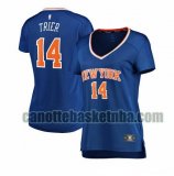 canotta Donna basket New York Knicks Blu Allonzo Trier 14 icon edition