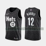 canotta Uomo basket Brooklyn Nets Nero Joe Harris 12 2020-21 Earned Edition