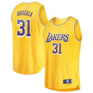 canotta Uomo basket Los Angeles Lakers Giallo Mike Muscala 31 Icon Edition