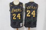 canotta Uomo basket Los Angeles Lakers Grigio Kobe Bryant 24 edizione limitata retrò