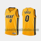 canotta Uomo basket Miami Heat Giallo Trevor Ariza Heat 0 2020-21 Earned Edition